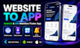 convert your website to android and ios webview flutter app