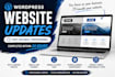 update your wordpress site in 24 hours