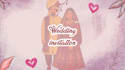 make a romantic wedding invitation video