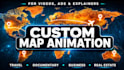 make a cinematic map animation