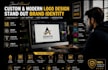 design minimalist modren logo for your brand