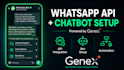 do whatsapp business API setup and build chatbot