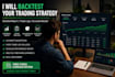 backtest and analyze your trading strategy using python