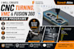 create cnc turning, vmc and fusion 360 cam programs