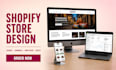 design shopify store design shopify website design with product upload