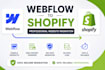 migrate webflow website to shopify store without data loss
