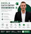 do accurate excel data entry, copy paste and web research