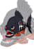 create a animal monster art illustration