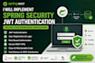 implement spring security jwt authentication