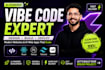 build your website using vibe code , next vibe coder