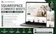 design squarespace ecommerce landing page