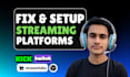 setup or fix obs studio, streamlabs and vmix for twitch,
