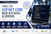 fix asp net core web API bugs and errors