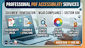 do professional PDF accessibility and  wcag remediation