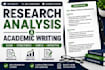 do research, analysis and summarize the content