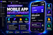 develop a flutter or flutterflow mobile app for ios and android
