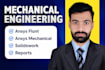 design 3d models, ansys, reports for mechanical engineering
