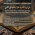 design islamic poster and quranic calligraphy art
