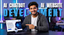 do custom ai chatbot development , ai website development, ai