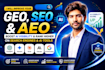 rank your website on google gemini geo, chatgpt with seo, geo, aeo, visibility