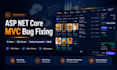 fix c sharp asp net core mvc and sql server bugs