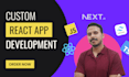 develop reactjs, nextjs website as front end developer