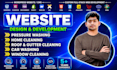 design and develop pressure washing, cleaning, car wash, window cleaning website