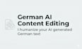 wil edit and humanize your german ai generated text