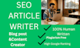 rewrite edit and humanize your ai content as an SEO article writer