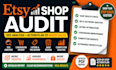 do etsy shop audit seo optimization conversion rate shop critique action plan