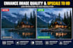 enhance image quality and upscale low resolution photos