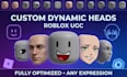 create custom 3d roblox dynamic heads, avatar bundle, layered clothing