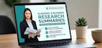summarize complex research articles and write executive summaries