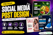 design social media post, facebook ads banner, instagram post