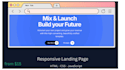 build a responsive landing page for your business in HTML CSS