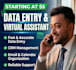do professional data entry and virtual assistant tasks