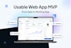 build web app mvp or a website for your business or startup