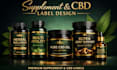 design premium supplement and cbd label