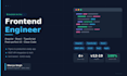 build your angular or react web application with pixel perfect UI and clean code