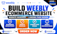 build weebly ecommerce development website redesign weebly landing page design