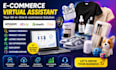 do amazon zalando shopify etsy product research upload listing seo data entry va