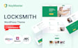design locksmith website for local business, locksmith landing page, handyman