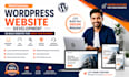 design a responsive wordpress website for small business or startup