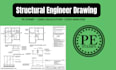 structural engineer drawing, mep, hvac, code analysis, load calculation