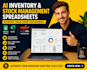 ai inventory, stock management spreadsheets using zapier, apis, n8n
