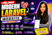 build a modern laravel website using livewire and PHP