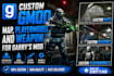 create custom gmod map playermodel and weapon for garrys mod