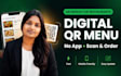 create a restaurant qr code digital menu website for menu updates