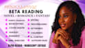 beta read critique novel, romance beta reader, beta reader fantasy, alpha reader
