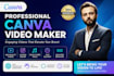 edit your videos professionally in canva pro